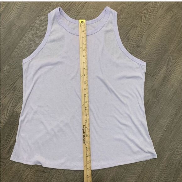 DANSKIN Ribbed Tank Top Women’s Medium Lavender. - Picture 10 of 10